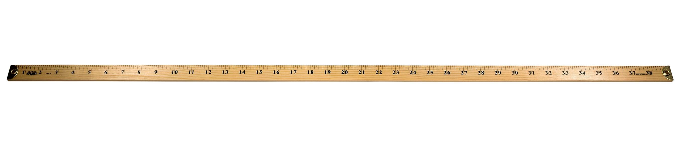 School Smart Meter Stick, Hardwood with Metal Ends 081902